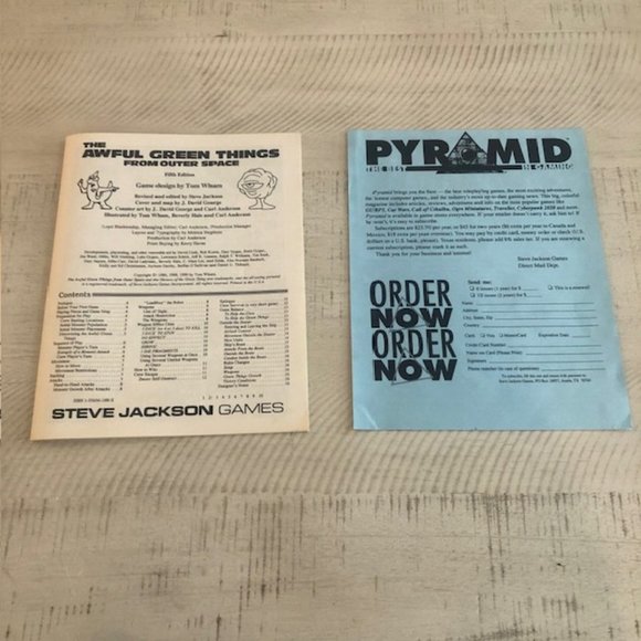 Rare, vintage 1990 The Awful Green Things from Outer Space (5th Edition) - Picture 6 of 11